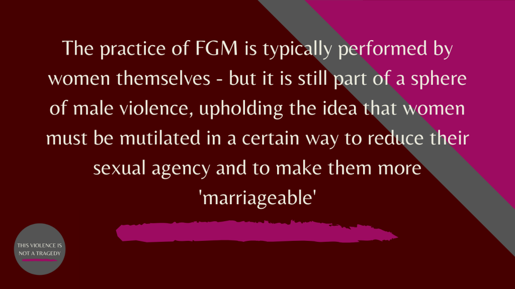 FGM sphere of male violence